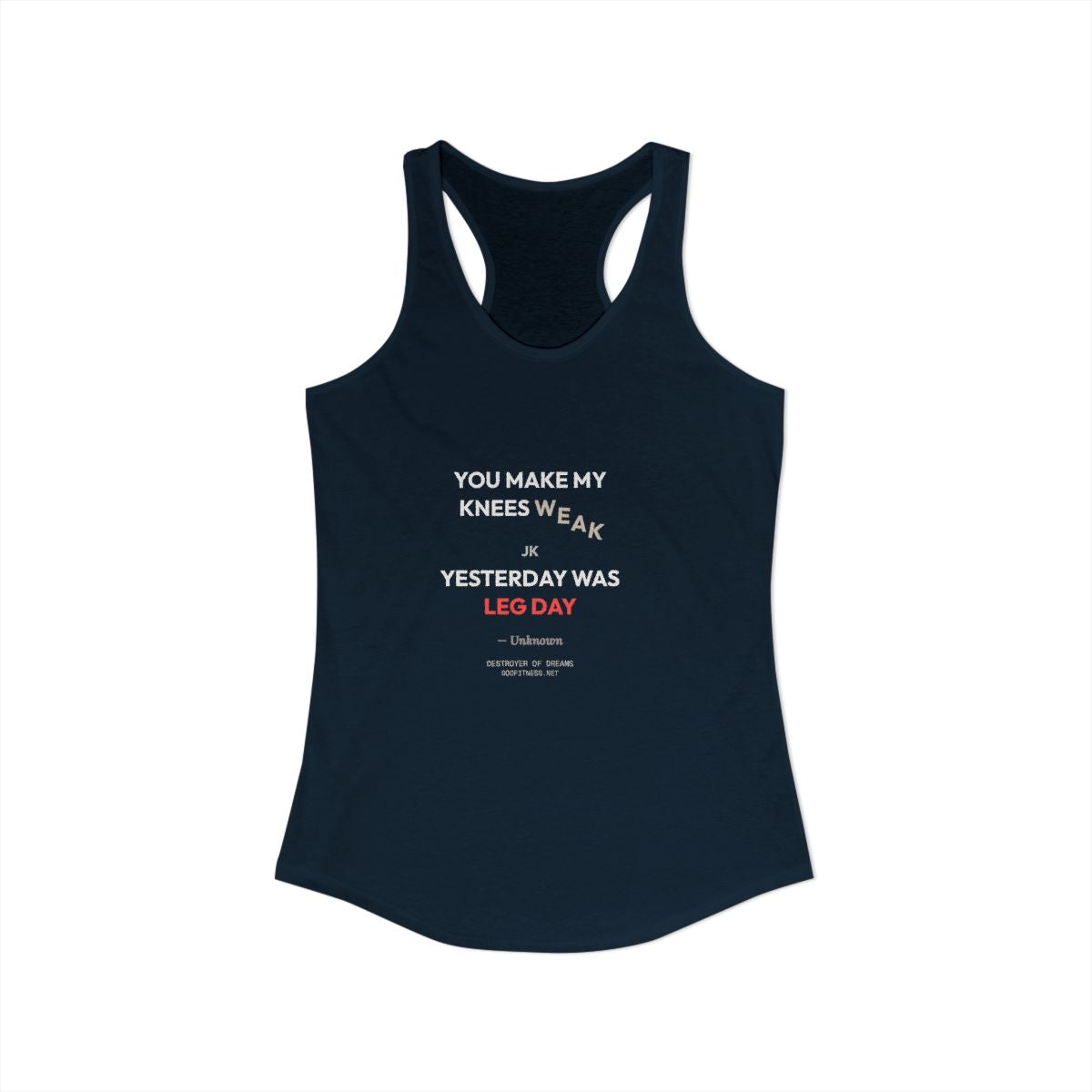DoD Fitness - Knees Weak Women's Tank