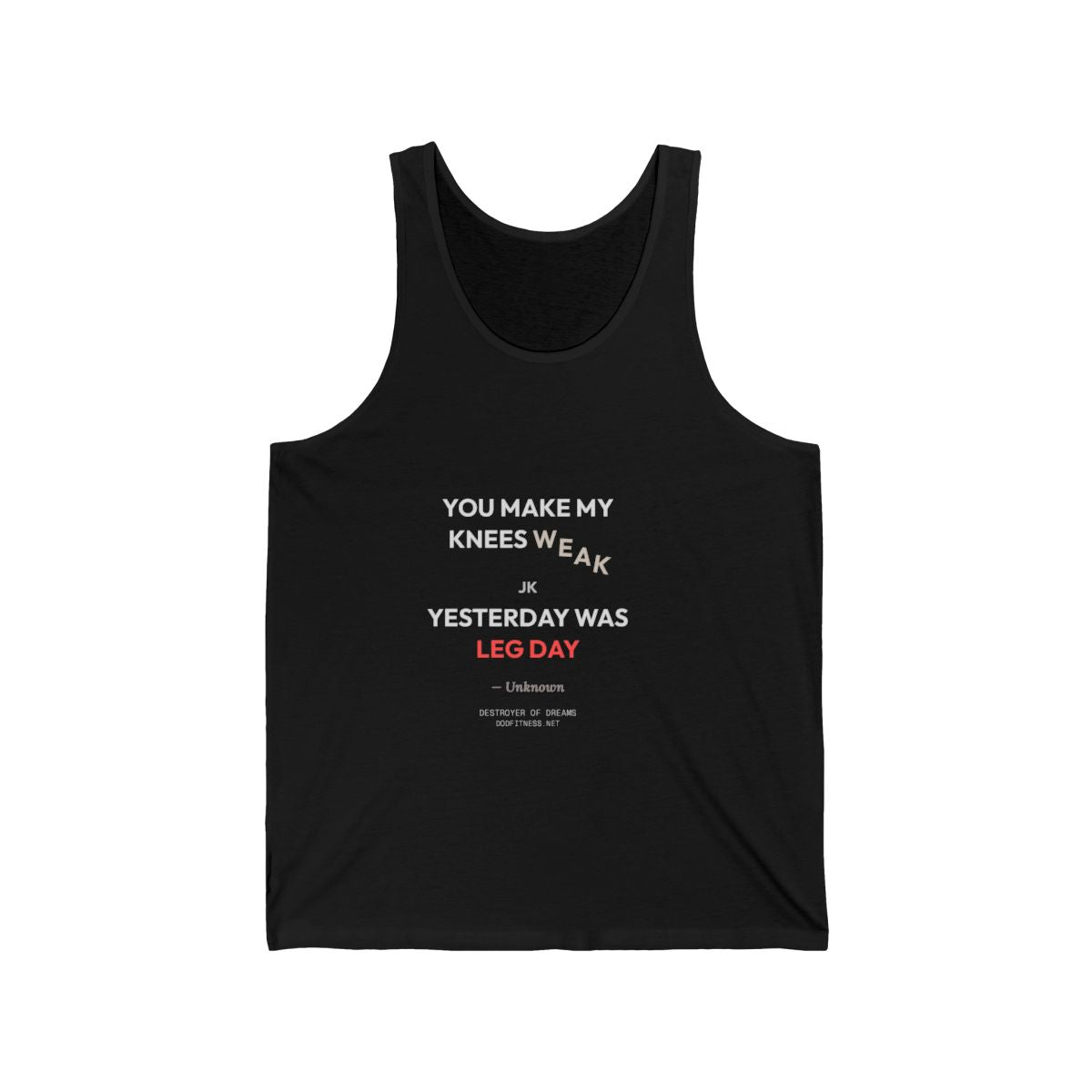DoD Fitness - Knees Weak Tank