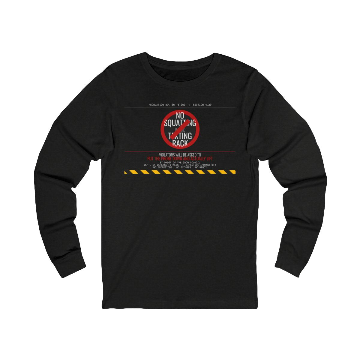 DoD Fitness - No Squatting Texting Rack LS