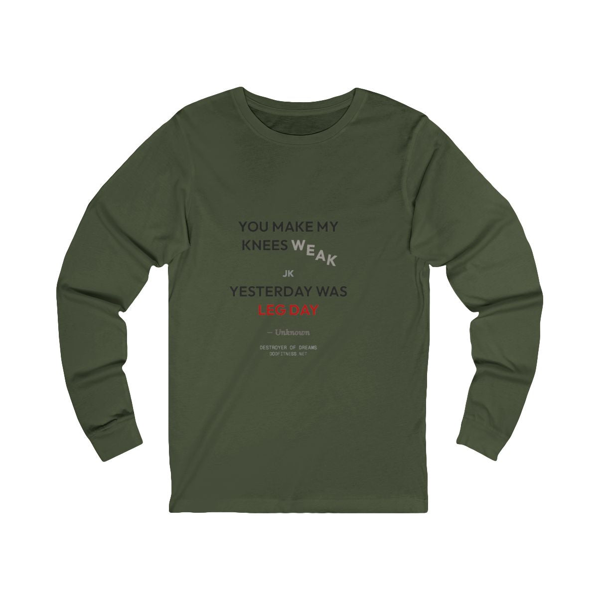 DoD Fitness - Knees Weak LS