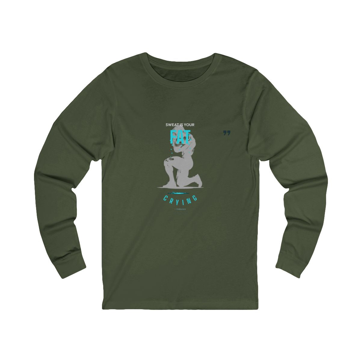 DoD Fitness - Fat Crying Frown LS
