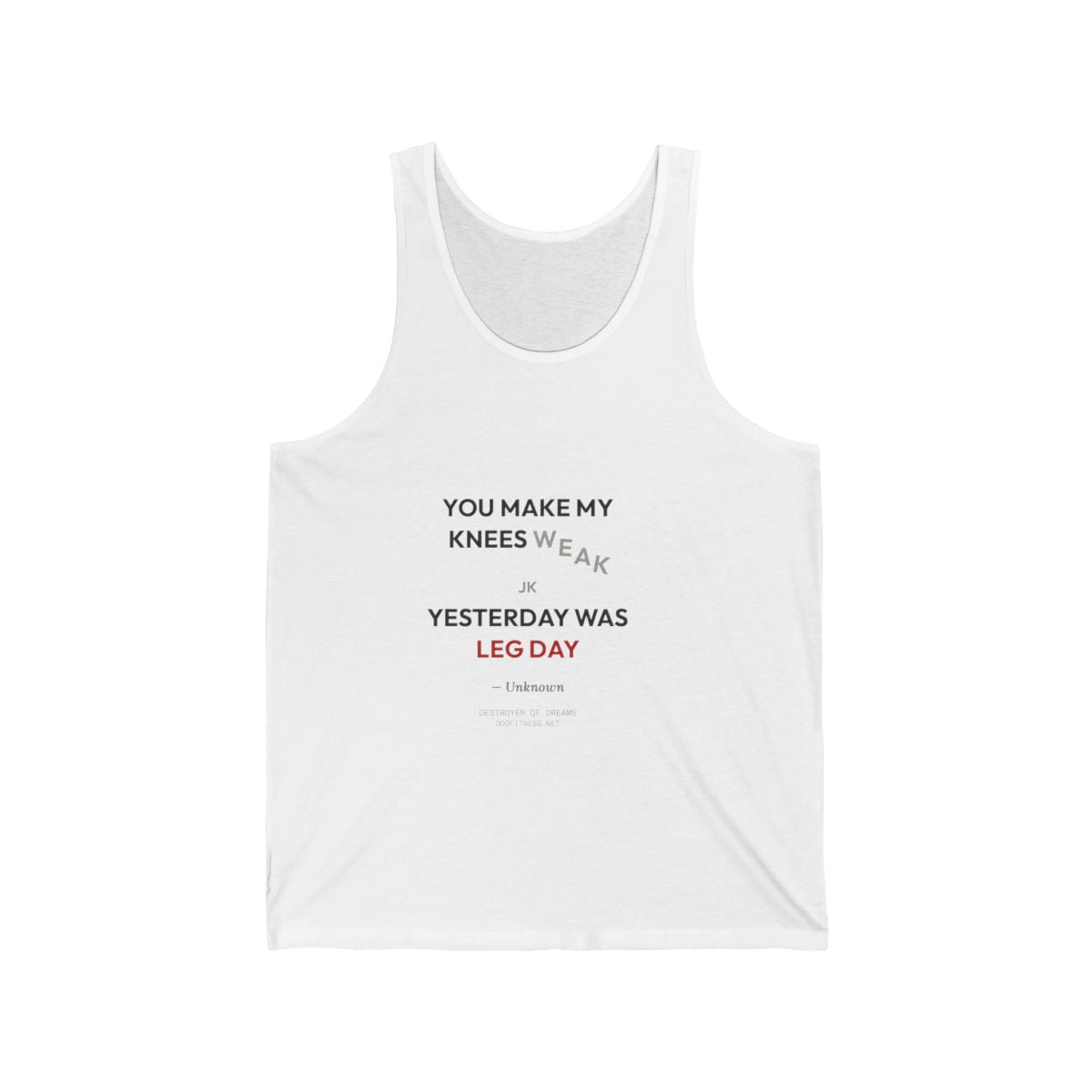 DoD Fitness - Knees Weak Tank