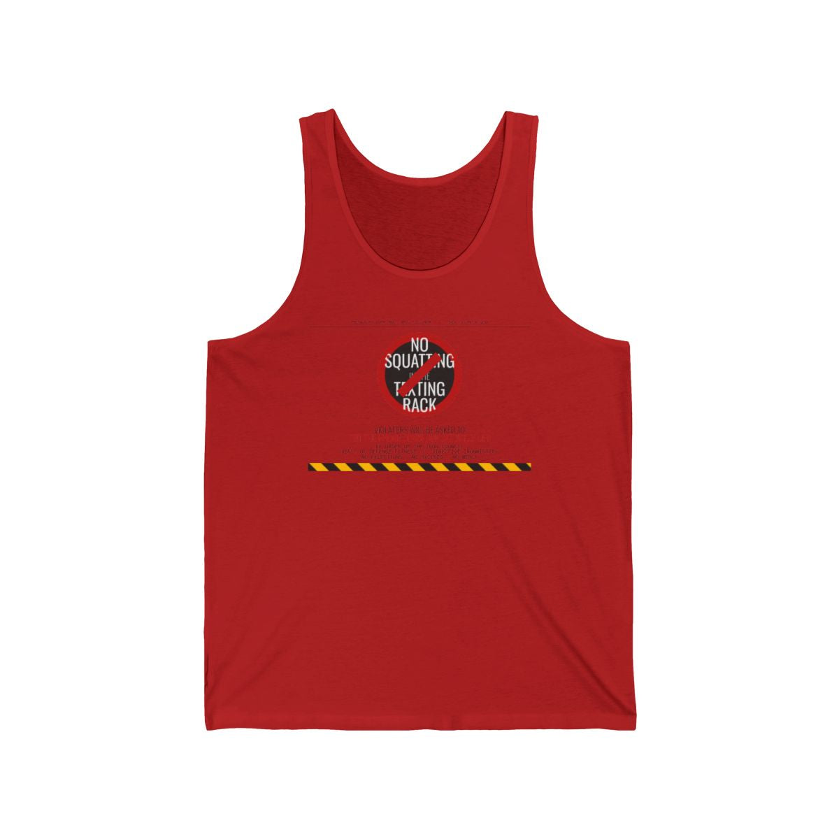 DoD Fitness - No Squatting Texting Rack Tank