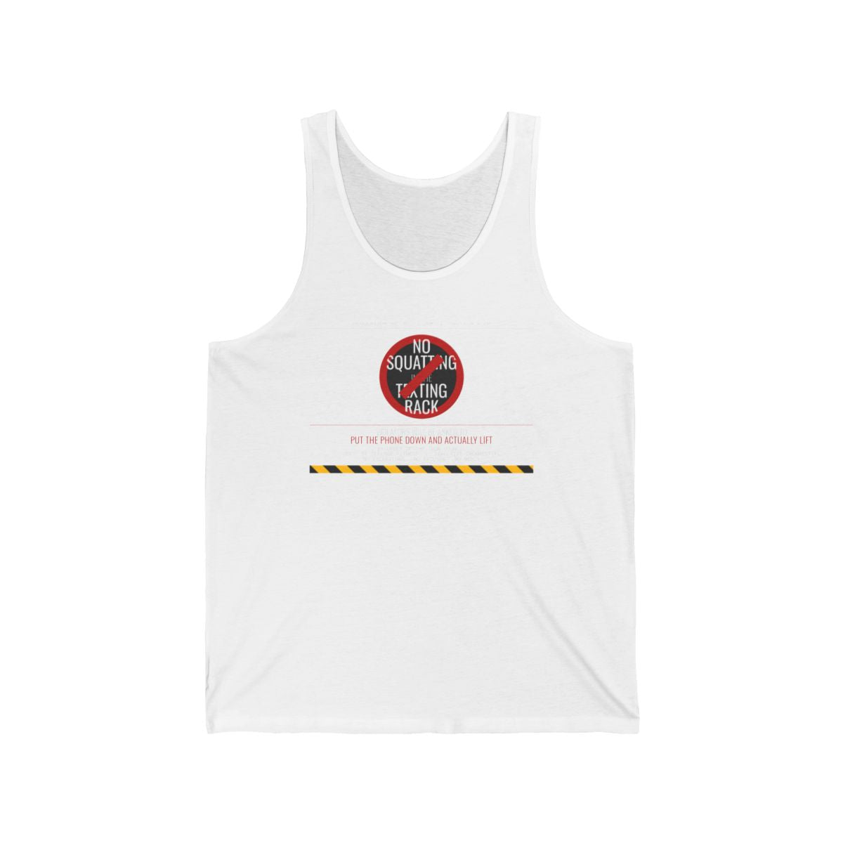 DoD Fitness - No Squatting Texting Rack Tank