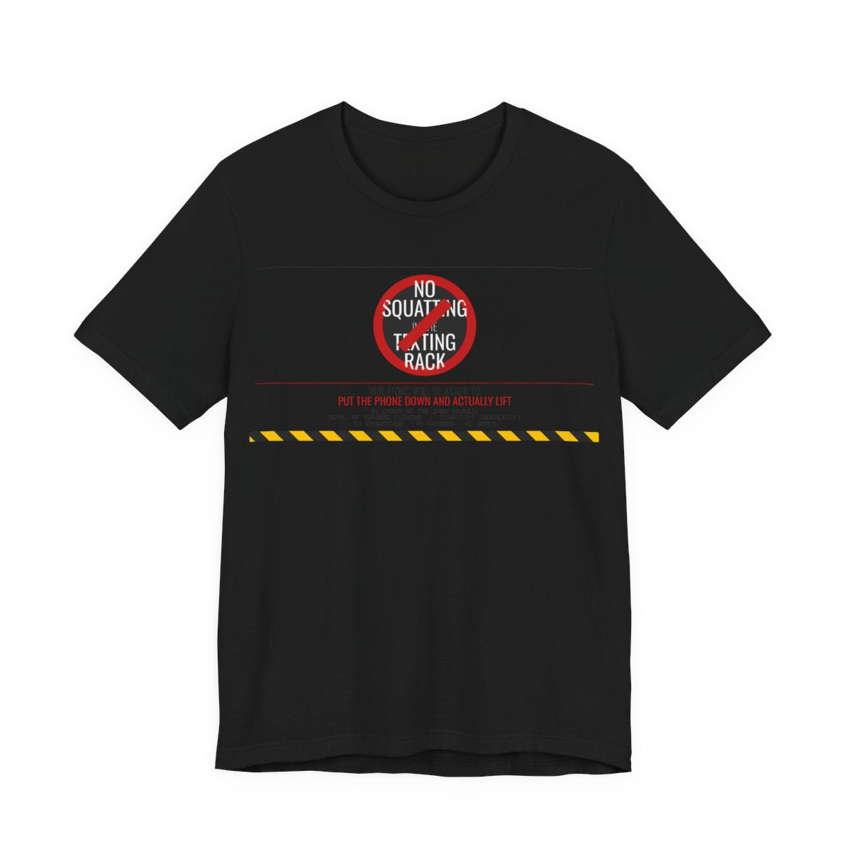 DoD Fitness - No Squatting Texting Rack Moisture Wicking
